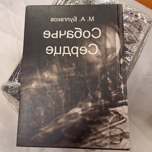 Подарочная зеркальная книга Собачье сердце