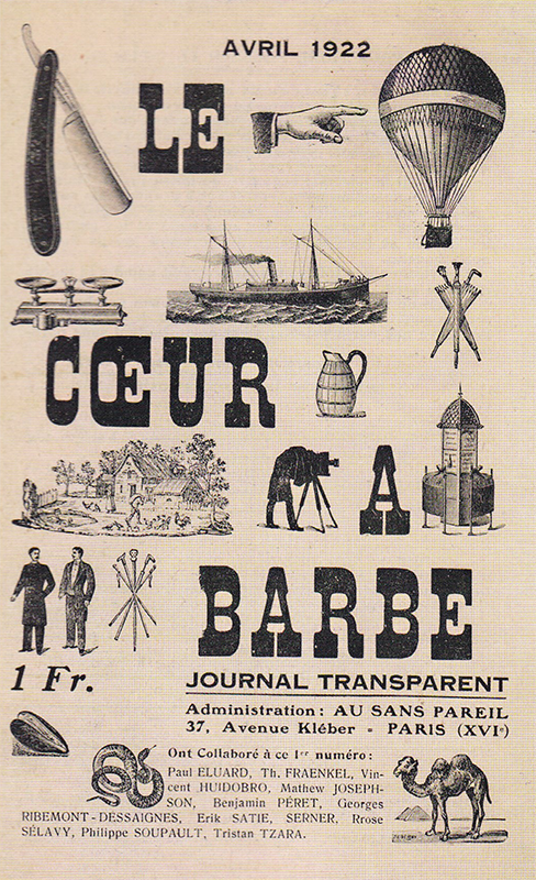 Le Coeur a Barbe, 1922, Tristan Tsara
